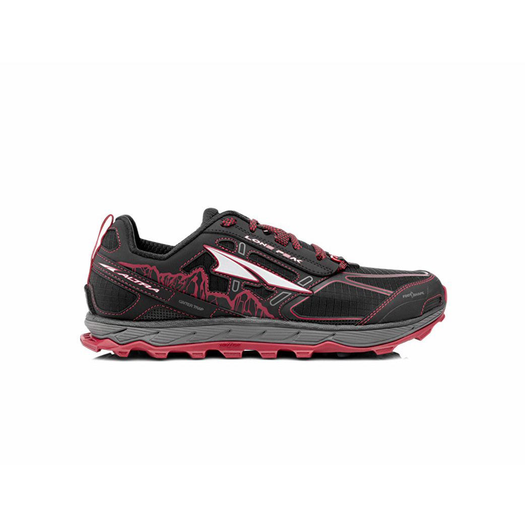 Altra Trailrunning Schuhe Herren - Lone Peak 4 - Schwarz/Rot 895GBSWOL